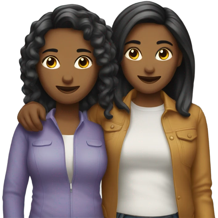 2 girls lesbians  emoji