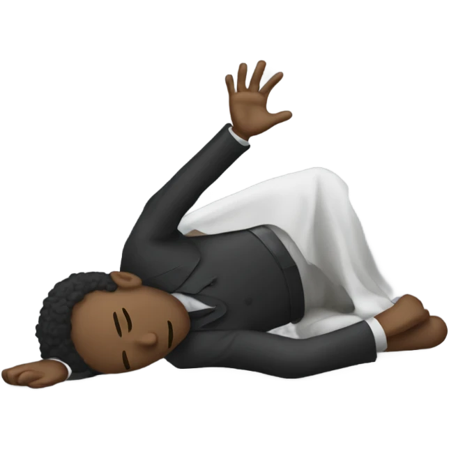 dramatic fainting  emoji
