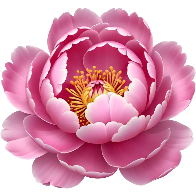 peony flower emoji