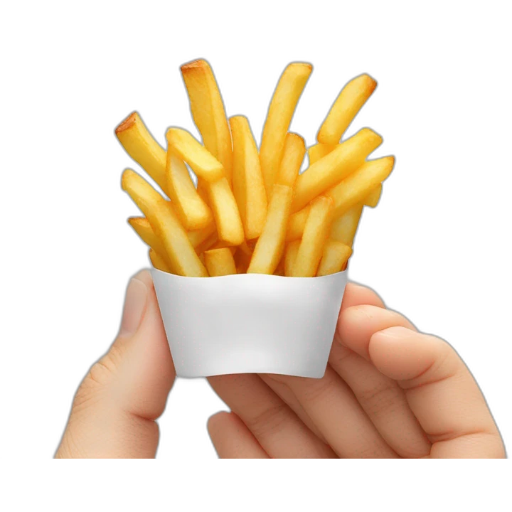 François Damiens qui mange des frites emoji