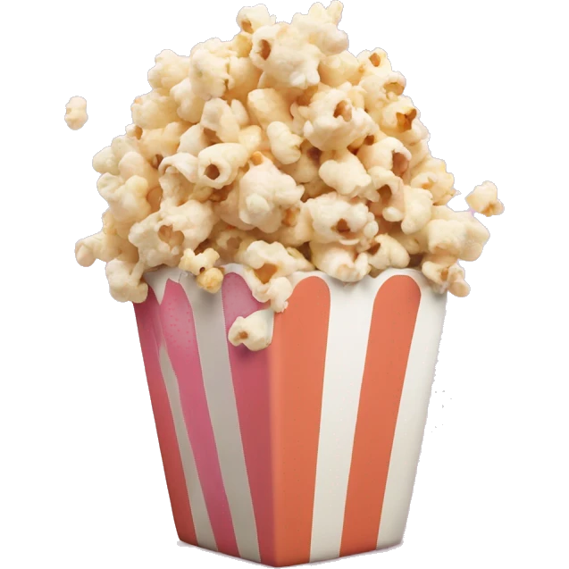 Pop corn pink  emoji