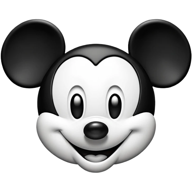 Mickey Mouse Face (From Disney) emoji
