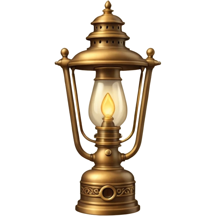 vintage gas lamp emoji