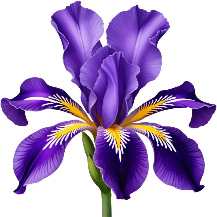 Croatian iris flower emoji