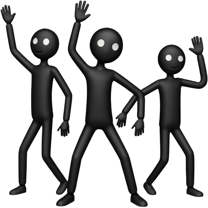 Stickman figures emoji