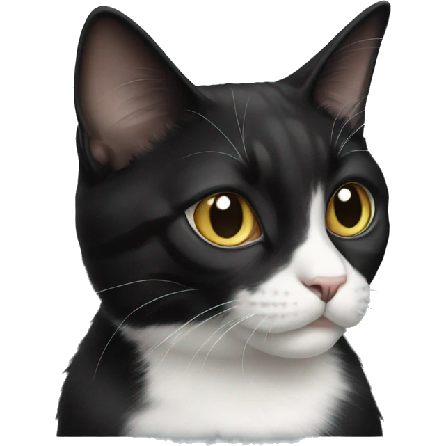 tuxedo cat  emoji