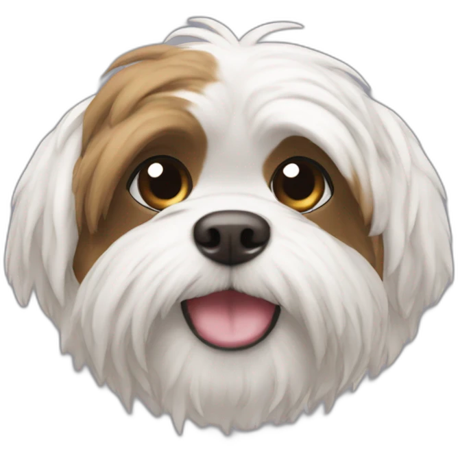 Shitzu qui rigole emoji