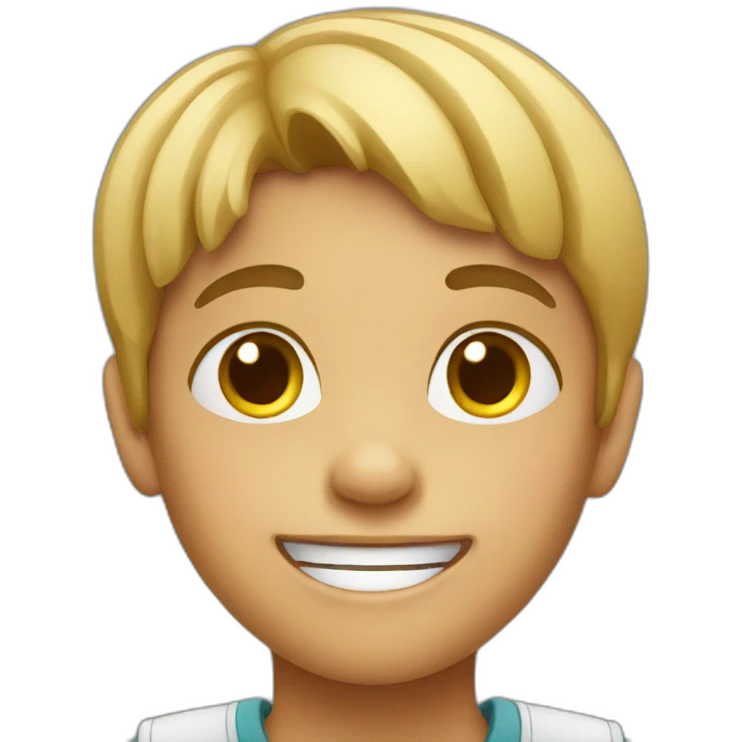 child expressing himself emoji