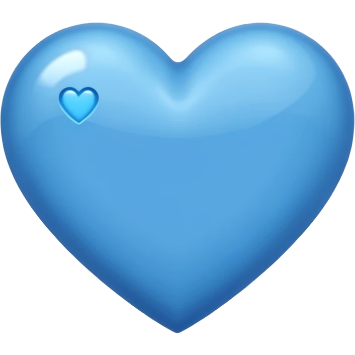 Blue heart emoji