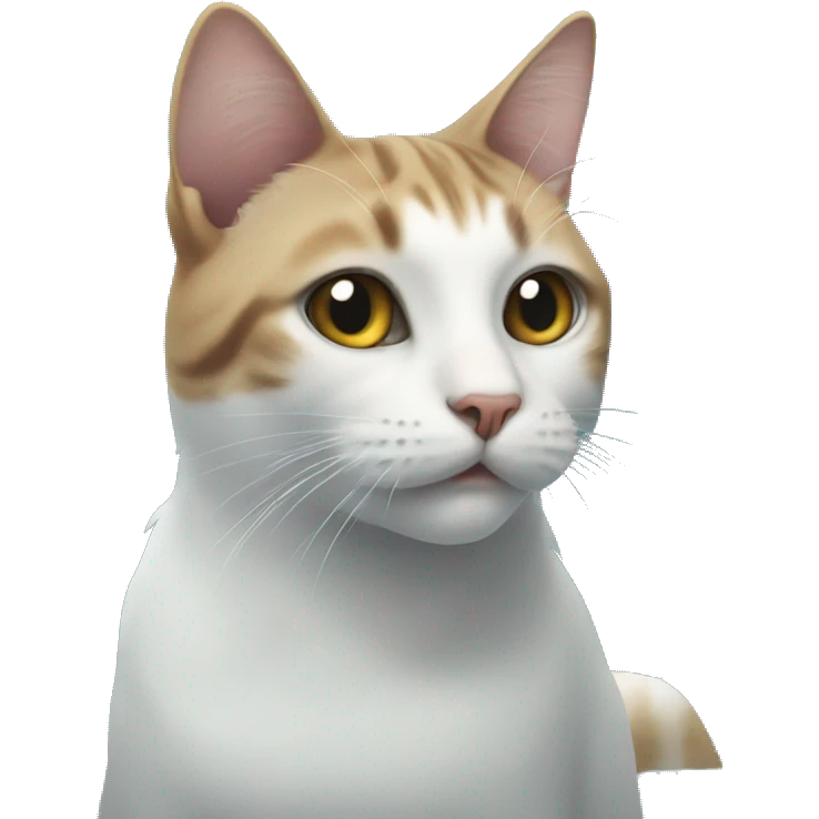 Cat and sea emoji