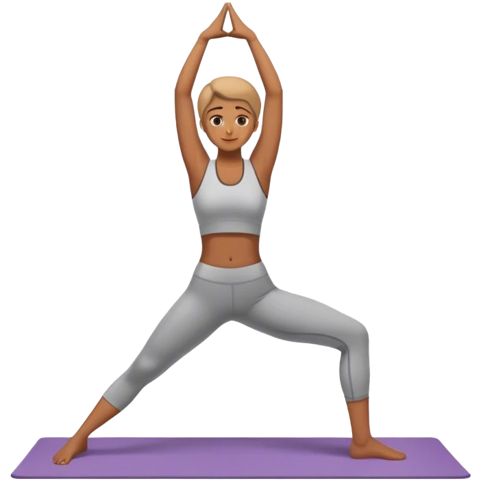 bodybuilder yoga emoji