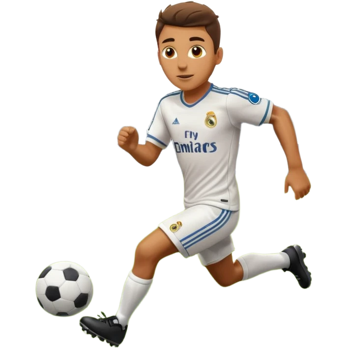 Kupa koy ve Real Madrid oynuyorum emoji