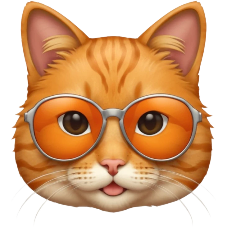 Cat wearing sunglasses emoji