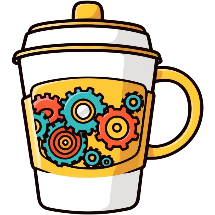 steampunk coffee cup emoji
