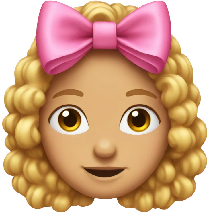 pink bow  emoji