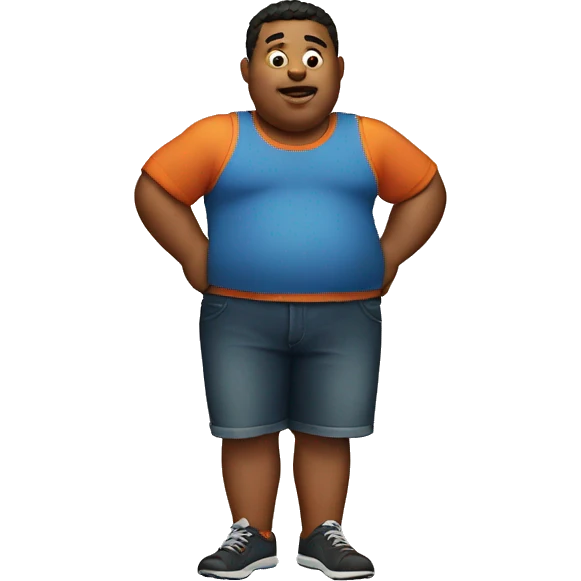  a fat boy emoji