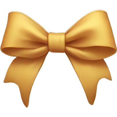 Aesthetic bow emoji