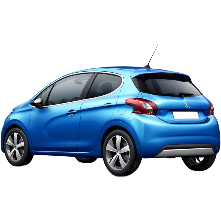 Peugeot 208 blu emoji