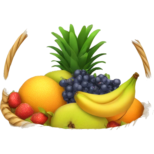 Fruit basket  emoji