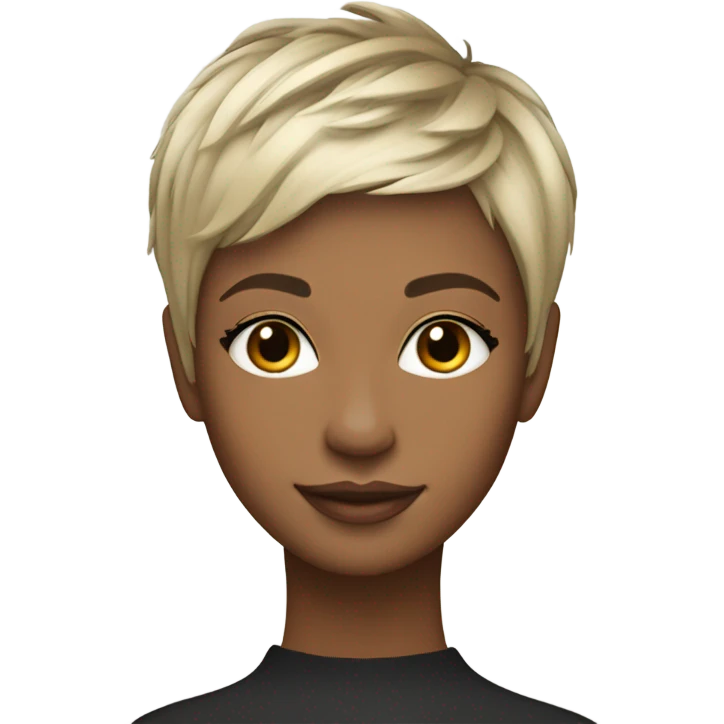 Pixie cut  emoji