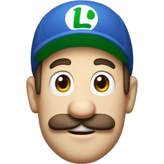 Luigi head  emoji