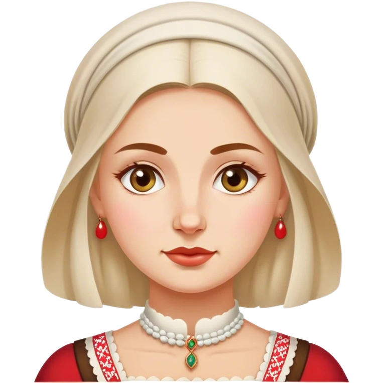 traditional polish european woman simple-traditional  emoji