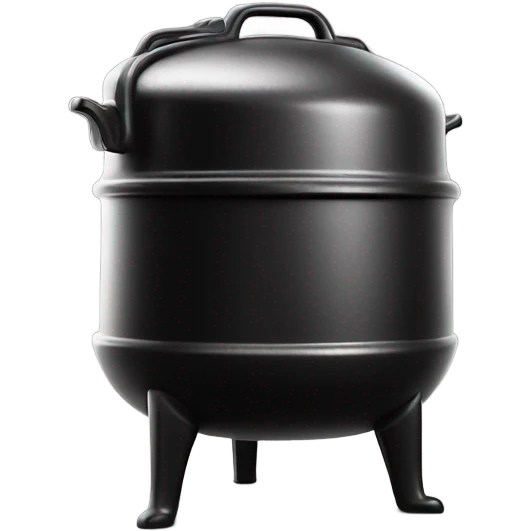 black cast iron boiler emoji