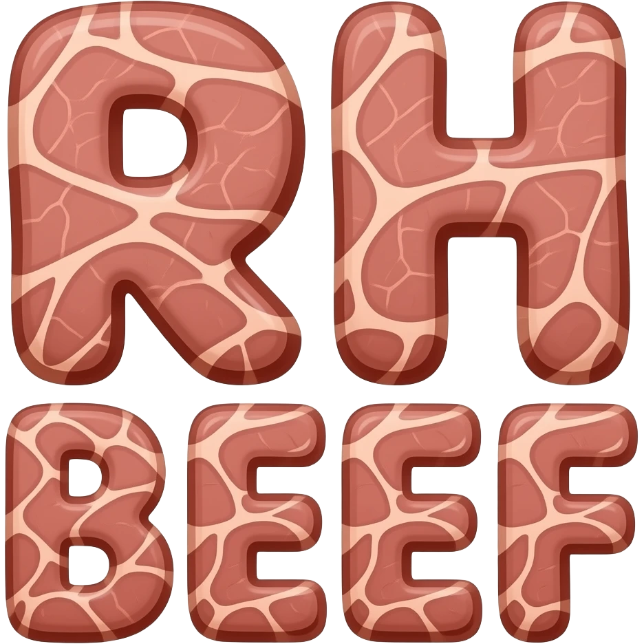 “roast beef” spelled out emoji