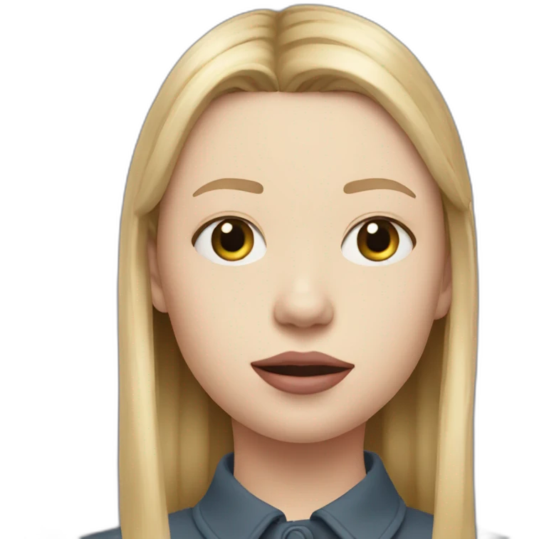 blonde Mia Goth emoji