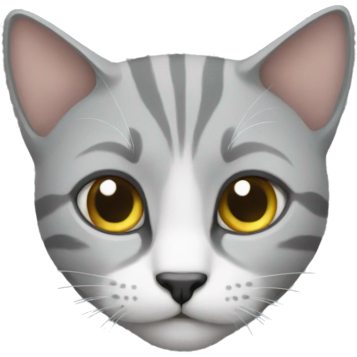 Gato gris emoji