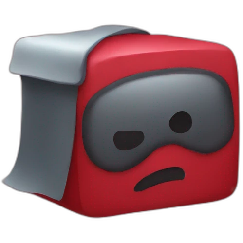 Among us red emoji