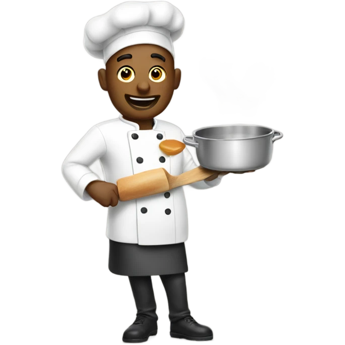 Emoji chef cooking up more emojis emoji