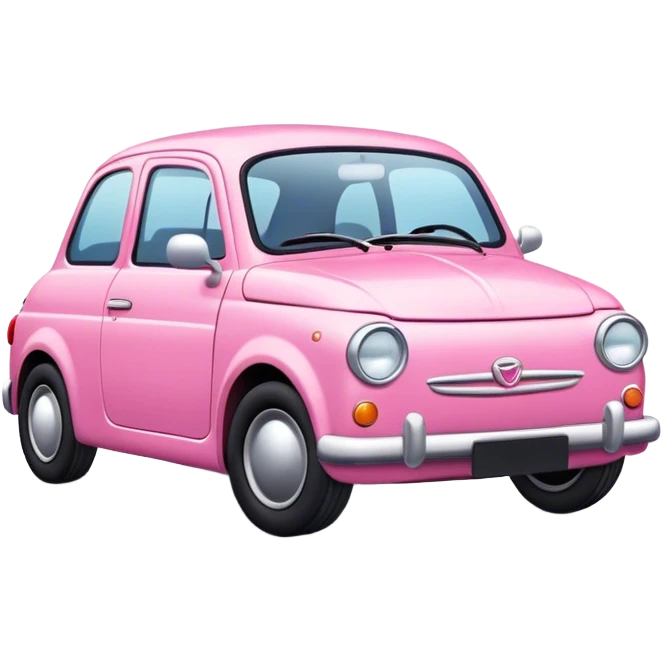 cute car pink emoji