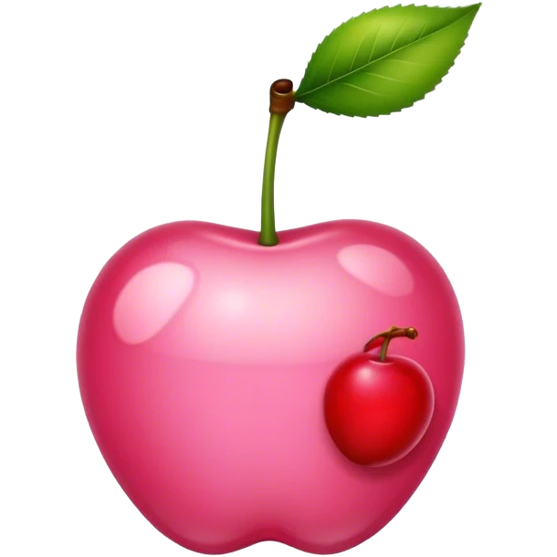 pink cherry emoji