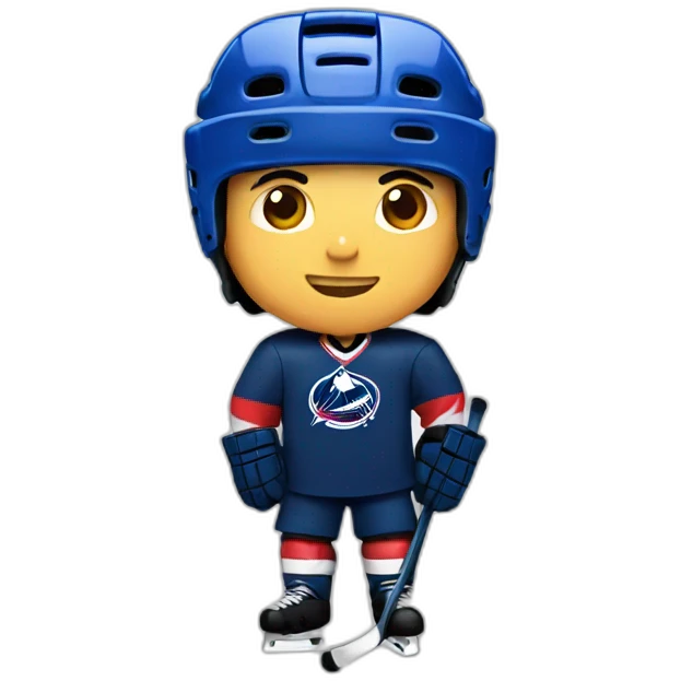 hockey man emoji
