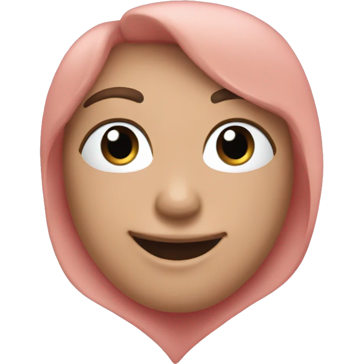 Blush heart emoji