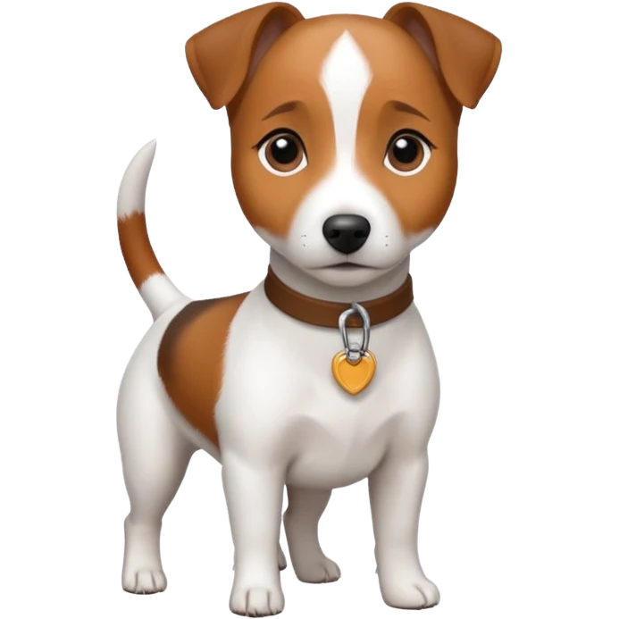 Jack Russell terrier female emoji