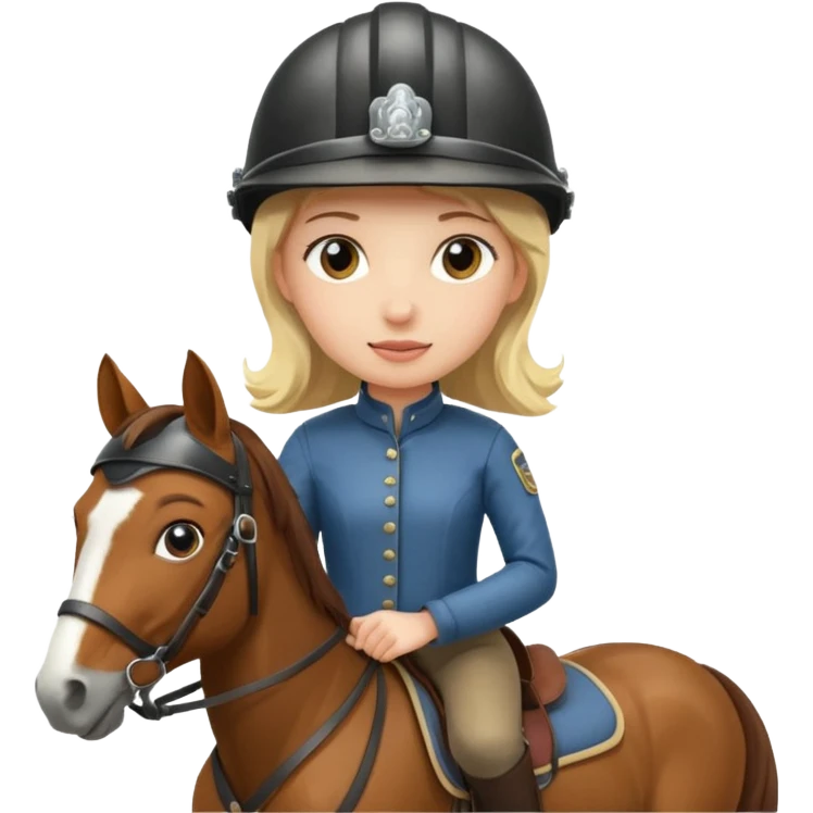 girl on horse emoji