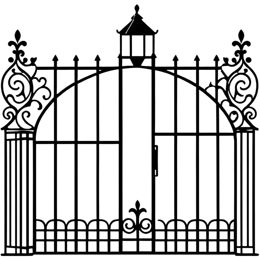 decorative iron fence emoji