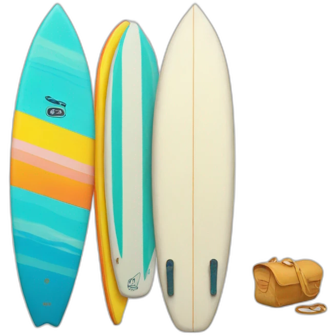 Surfing board emoji