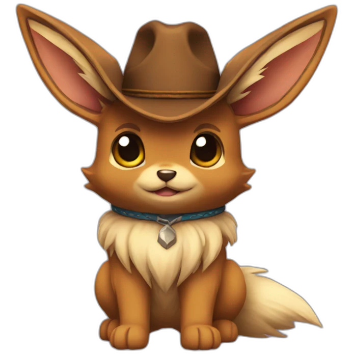 Cowboy eevee emoji