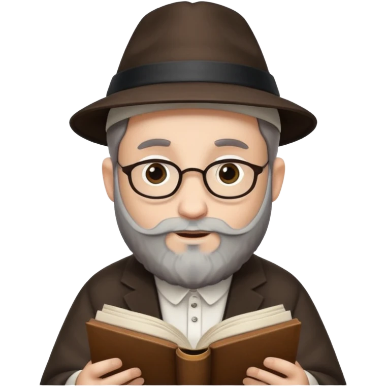 rabbi reading a book emoji