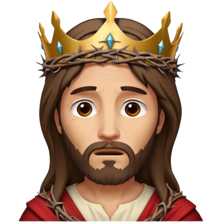 Jesus thorn crown emoji