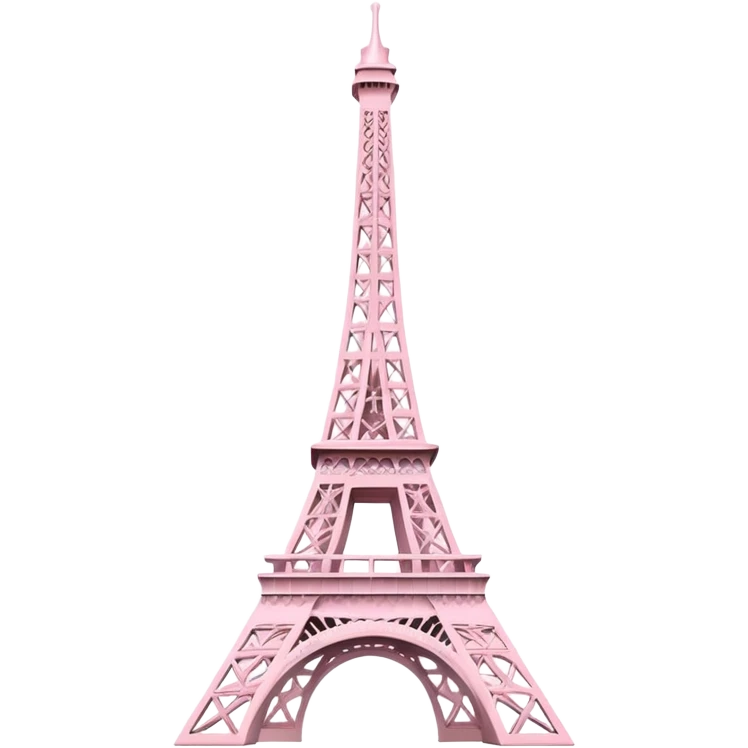 baby pink eiffel tower emoji