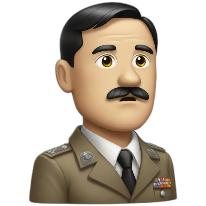 Hitler time machine emoji