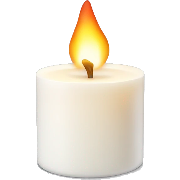 candle with white label emoji