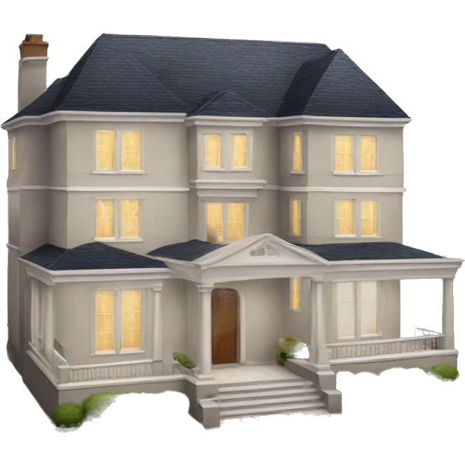 very very expensive house emoji