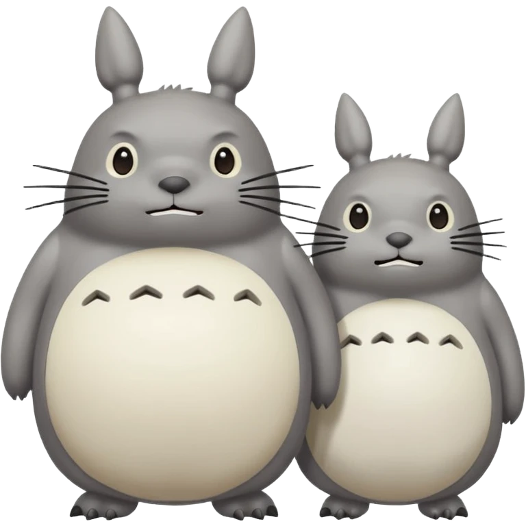 3 totoros emoji