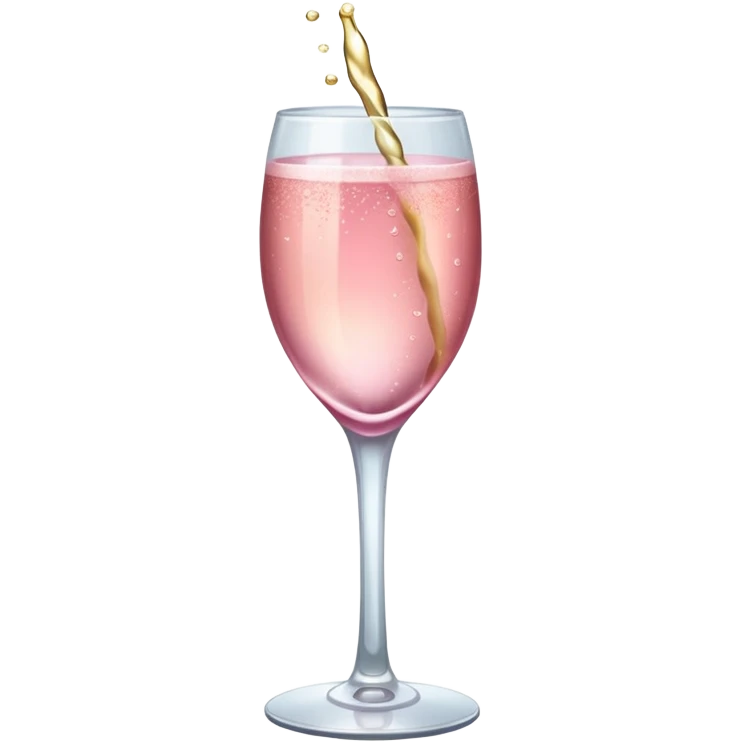 pink champagne  emoji