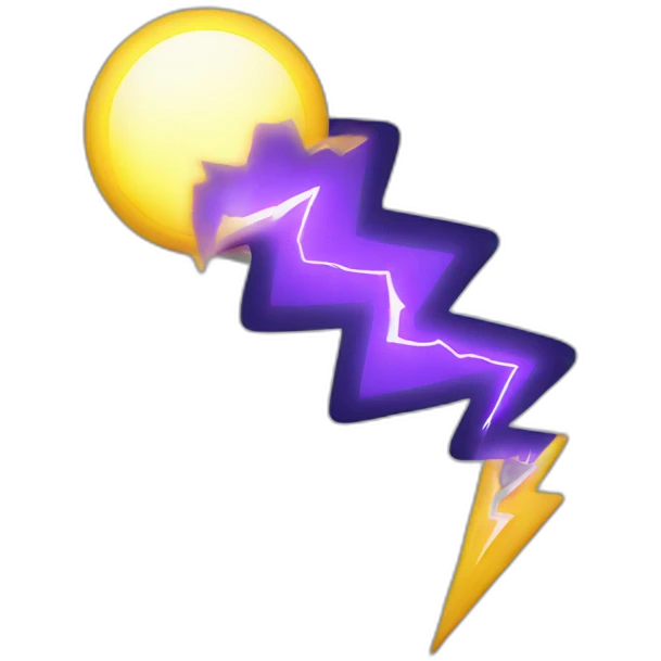 lightning emoji